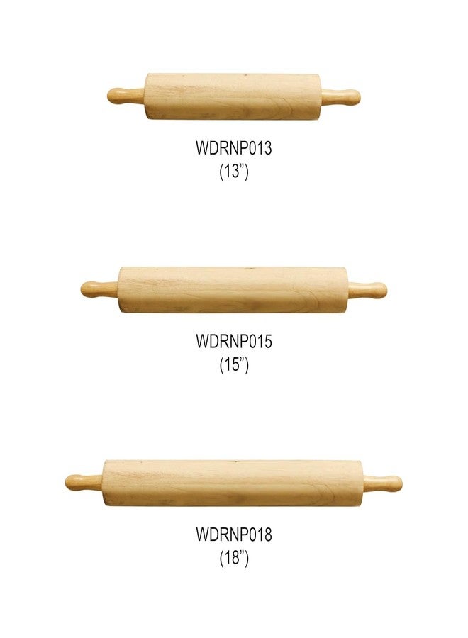 MVM Enterprise Wood Rolling Pin Long, Large, Used by Bakers & Cooks for Pizza Dough, Cookies, Pastries, Pasta, roti Maker - Image 4
